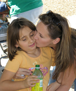 Kara with her mom